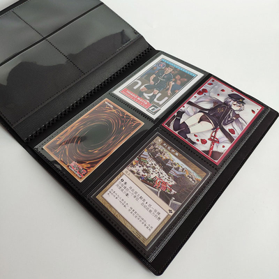 Sammelkarten-Albumhalter aus PP mit 8 Taschen für 160 Karten zur Aufbewahrung von SGS