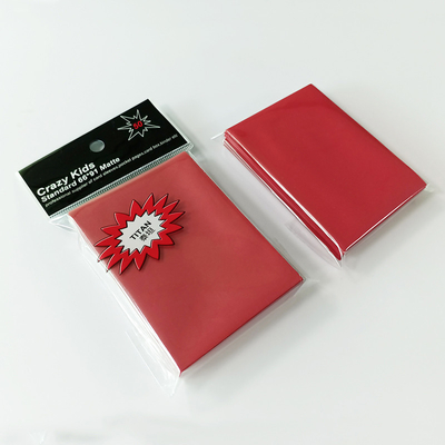 Easy Shuffling Card Sleeves Rot 66 x 91 mm Spielkarten-Schutzhüllen SGS