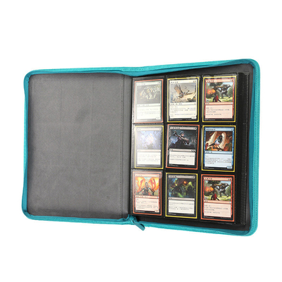 quality Pokemon Trading Card Binder Pu-Leder 18 Taschen mit Reißverschluss factory
