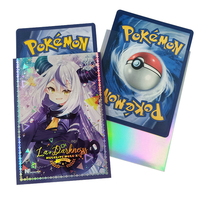 Kundenspezifische ganz eigenhändig geschriebe Größe des Art Printing Card Sleeves Tcg-Karikatur-Karten-Ärmel-MTG Yugioh nette Anime-Mädchen-Karten-Ärmel