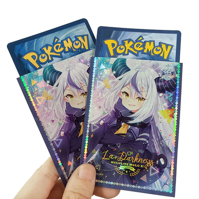 Hologrpahic druckte Karten-Ärmel für MTG, POKEMON, WS usw. Art Print Trading Card Sleeve