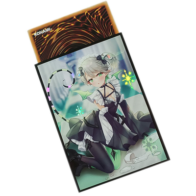 Heiße Verkaufskundenspezifische Plastikkarten-Ärmel der Yugioh-Trading Card-Ärmel-62x89mm Art Printed Anime Card Sleeves MTG