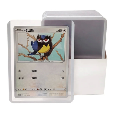 Custom Logo PVC Top-Loading Trading Card Halter 3X4 Sportkarten Toploaders