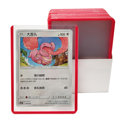 Hard-Pvc-Foto-Spiel-Sport-Kartenträger 35pt Durchsichtige Toploaders mit Abdeckfilm