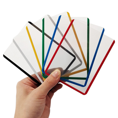 3x4 Zoll Top Loader Wasserdichte Handelskarte Toploaders Hartes PVC Plastik Kartenhüllen