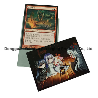 Personalisierte Kunstkartenhüllen     Vollfarbdruck, rutschfeste Textur, ideal für MTG, Pokémon, Yu-Gi-Oh!