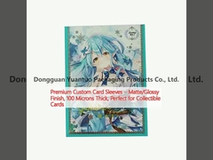 Premium-Kartenhülsen   Matte/Glanz-Finixierung, 100 Mikrometer dick, perfekt für Sammlerkarten