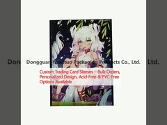 Custom Trading Card Sleeves ️ Massenbestellungen, personalisiertes Design, Säure- und PVC-freie Optionen verfügbar