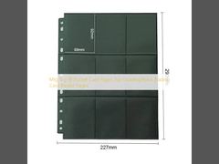 Mtg Tcg 18 Taschen Karten Seiten Top Loading Schwarz Trading Card Binder Seiten